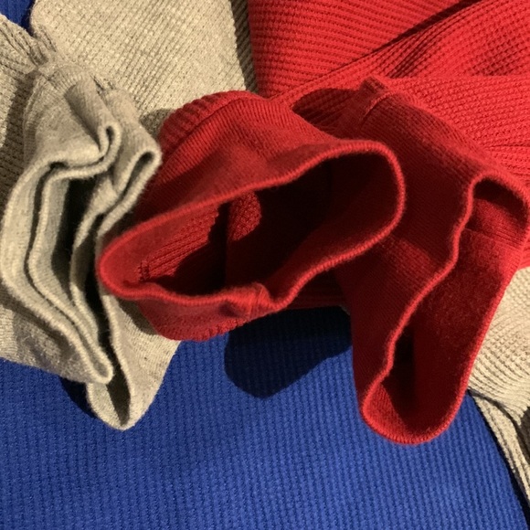 2 EUC Thermal-Knit Long Sleeve T-shirts - size L (10/12) - Picture 9 of 16